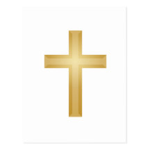 Croix/Pâques d'or Carte Postale