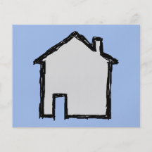 Croquis de Chambre. Noir et bleu Prospectus