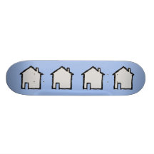 Croquis de Chambre. Noir et bleu Skateboards