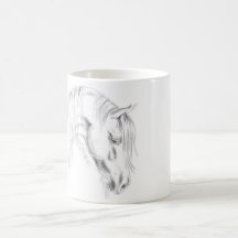 Croquis de cheval mug