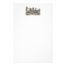 Croquis de la Tamise Papier À Lettre Personnalisable