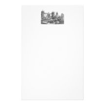 Croquis de la Tamise Papier À Lettre Personnalisable