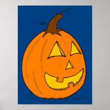 Croquis de mise au point de lanterne d'o de Jack Posters
