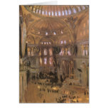 Croquis de Père Noël Sophia par Sargent, art victo Carte De Vœux