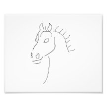 Croquis de tête de cheval photographies d’art