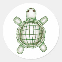 Croquis de tortue adhésifs