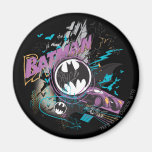 Croquis d'horizon de Batman Gotham Magnets Pour Réfrigérateur