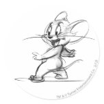 Croquis latéral de Jerry autocollants