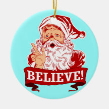 Croyez au Noël du père noël Décoration De Noël