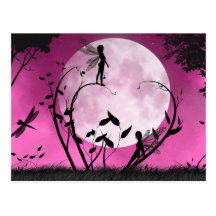 Croyez la carte postale de fée de clair de lune