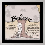 Croyez l'arbre posters