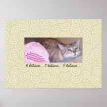 Croyez le chat posters