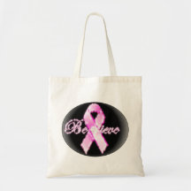 Croyez le sac fourre-tout rose à ruban