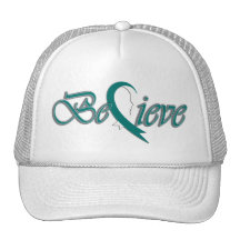 Croyez (sarcelle d'hiver et blanc-camionneur) casquettes de camionneur