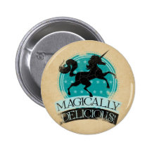 Cru comme par magie délicieux (de viande de licorn badge