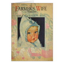 Cru couverture de magazine de 1936 anniversaires p cartes de vœux