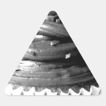 Cru de conception de petit gâteau Nice élégant Autocollant En Triangle