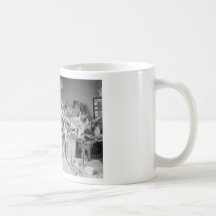 Cru de dinosaure de bébé de scientifique de paléon tasse à café
