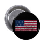 Cru de drapeau des Etats-Unis Badge Avec Épingle