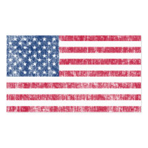 Cru de drapeau des Etats-Unis Cartes De Visite Professionnelles