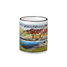 Cru de Glasgow de vapeurs de Royal Mail Tasse À Café