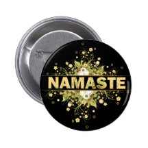 Cru de Namaste floral Pin's Avec Agrafe