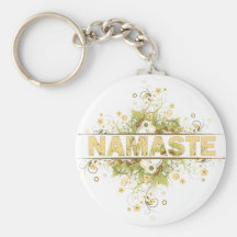 Cru de Namaste floral Porte-clef
