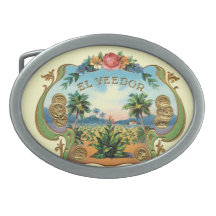 Cru d'EL Veedor Boucles De Ceinture Ovales