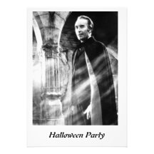 Cru d'invitation de partie de Halloween effrayant