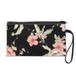 Cru floral pochette avec dragonne