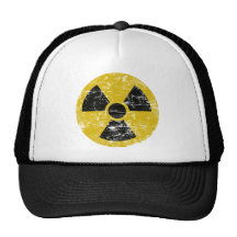 Cru radioactif casquettes de camionneur