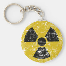Cru radioactif porte-clefs