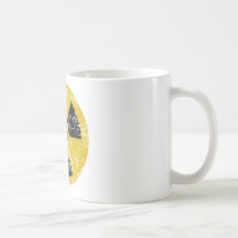 Cru radioactif tasses