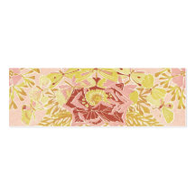 Cru rose et papillons - signet cartes de visite personnelles