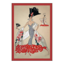 Cru vintage de ~ d'illustration de mode posters