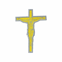 Crucifix polos brodés
