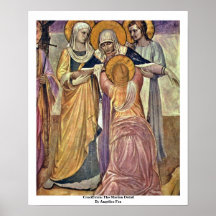 Crucifixion : Le détail marial par Angelico ATF Posters