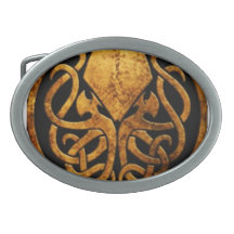 Cthulhu Boucle De Ceinture Ovale