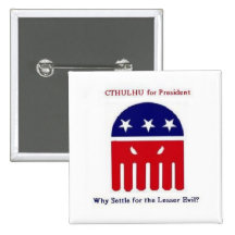 Cthulhu pour le président pin's avec agrafe