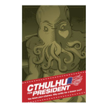 Cthulhu pour le Président Poster posters