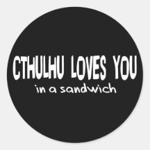 Cthulhu vous aime autocollants
