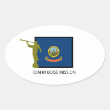 CTR DE LA MISSION LDS DE L'IDAHO BOISE AUTOCOLLANTS