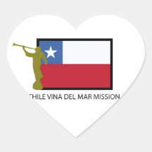 CTR de la mission LDS du Chili Vina del Mar Autocollants