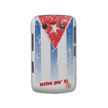 Cubana de bandera d'escroquerie de Ti de PA de mal Coque Case-Mate Blackberry