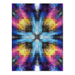 Cubes abstraits de couleur carte postale