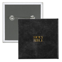 Cuir chrétien de noir de Faux de religion de Saint Badge