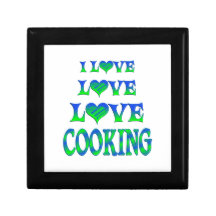 Cuisine d'amour d'amour boîte à souvenirs