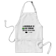 Cuisine de chimie tabliers