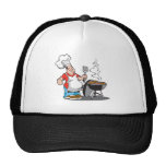 cuisine de papa sur le gril casquettes