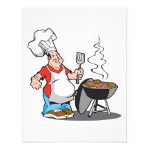 cuisine de papa sur le gril invitations personnalisables